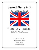 Second Suite in F Concert Band sheet music cover